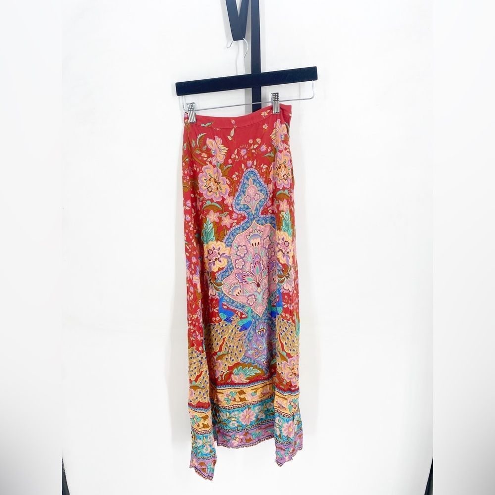 Spell & The Gypsy NWT Lotus Maxi Split Skirt in Ruby XXS - Picture 5 of 8